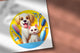 Logotipo para banho e tosa