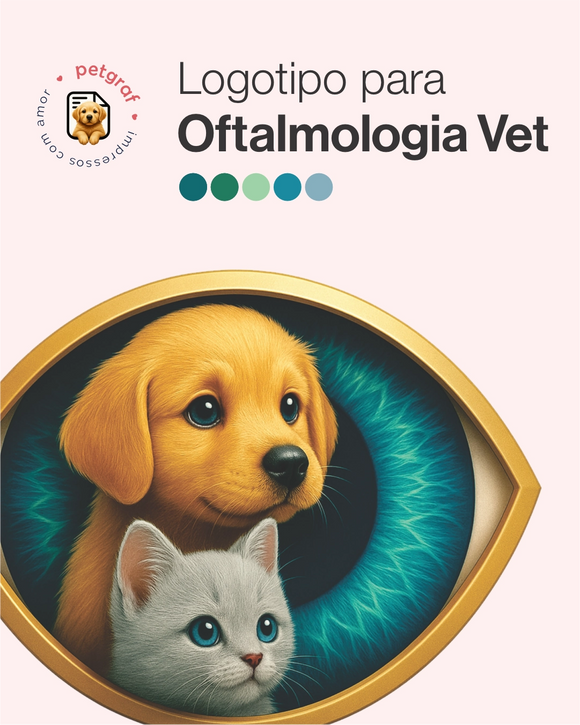Logotipo para oftalmologia veterinária
