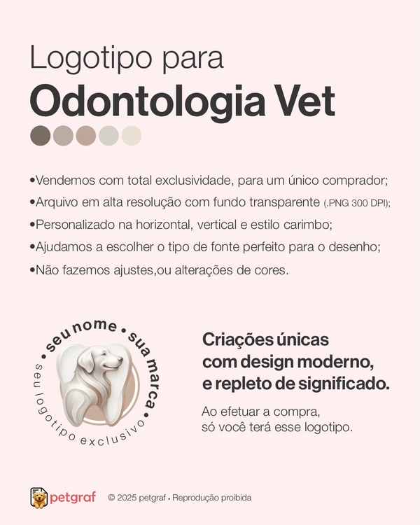 Logotipo para odontologia veterinária