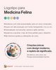 Logotipo para medicina felina