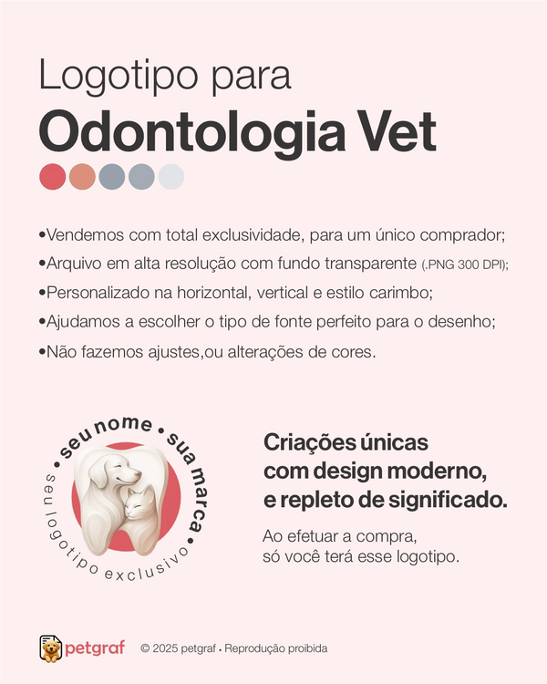 Logotipo para odontologia veterinária