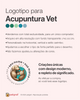 Logotipo para acupuntura veterinária