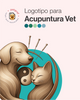 Logotipo para acupuntura veterinária