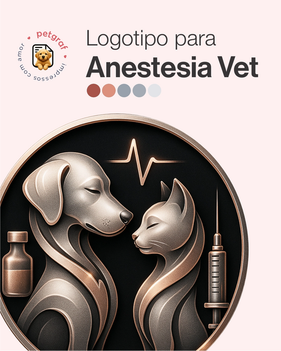 Logotipo para anestesia veterinária