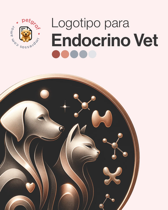 Logotipo para endocrinologia veterinária
