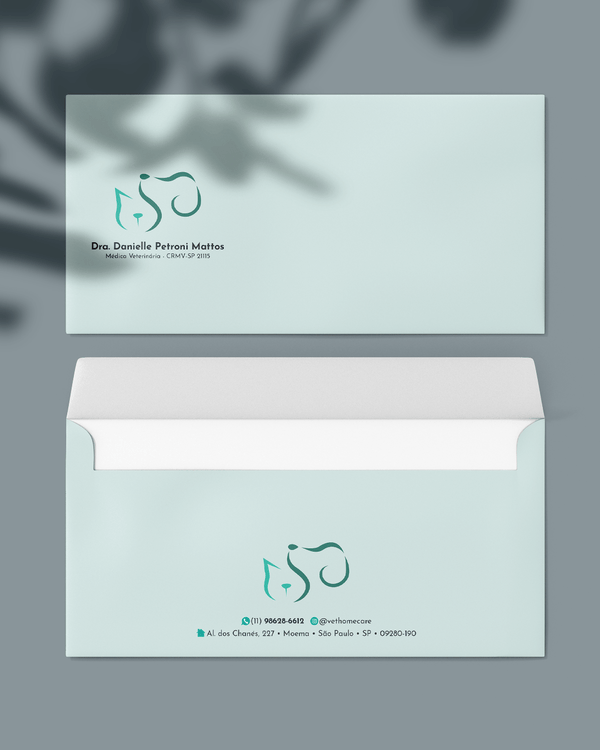 Envelope ofício personalizado veterinario