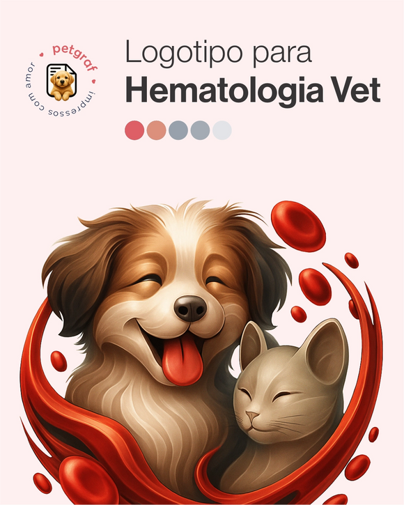 Logotipo para hematologia veterinária