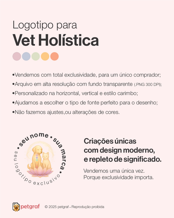 Logotipo para veterinária holística