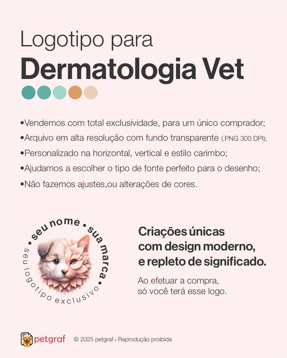 Logotipo de Dermatologia Veterinária