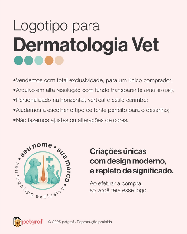 Logotipo  Dermatologia Veterinária