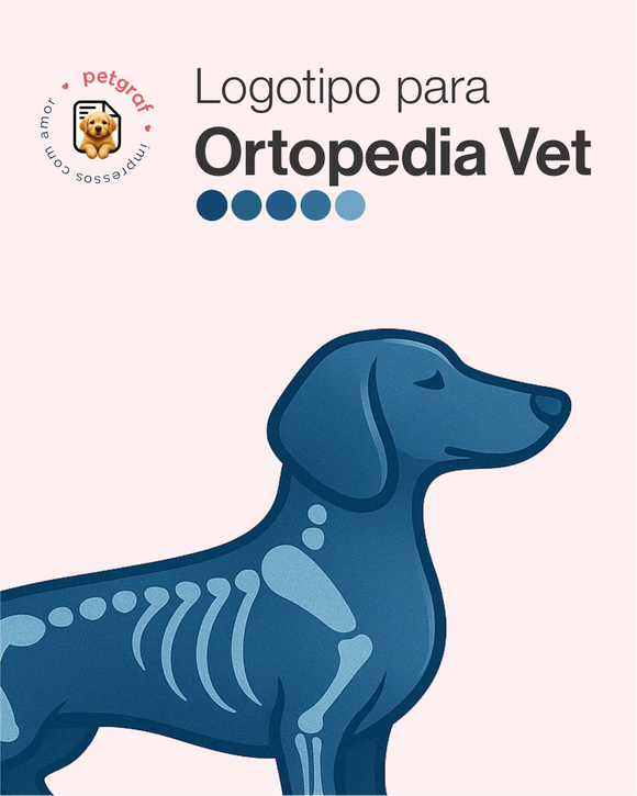 Logotipo para ortopedia veterinária