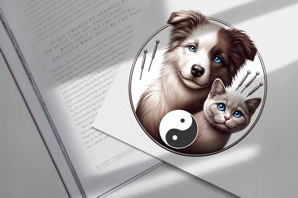 Logotipo para acupuntura veterinária