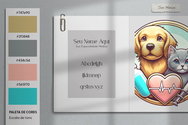 Logotipo para anestesia veterinária