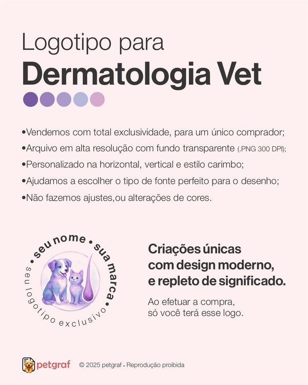 Identidade Visual para Dermatologia Veterinária