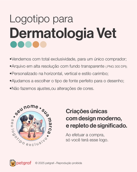 Logotipo de Dermatologia Veterinária