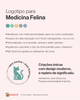 Logotipo para medicina felina