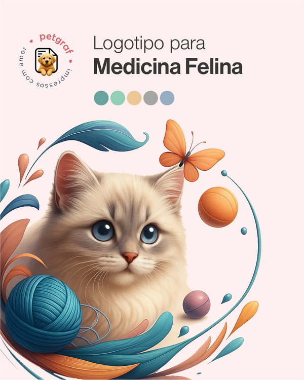 Logotipo para medicina felina