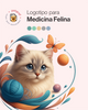 Logotipo para medicina felina