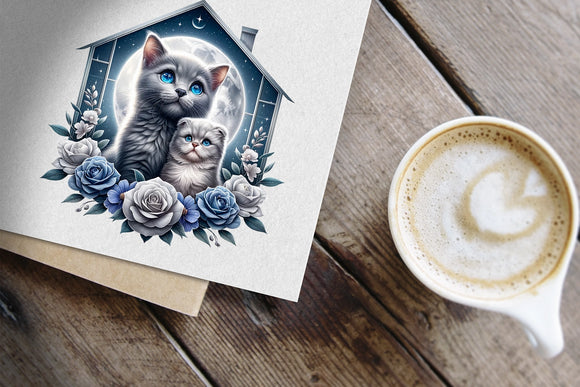 Logotipo para atendimento domiciliar de felinos