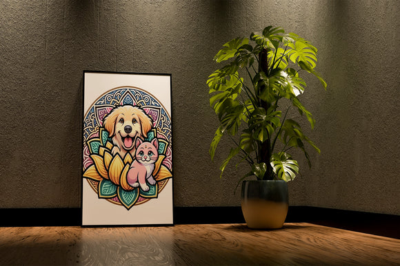 Logotipo para medicina veterinária integrativa