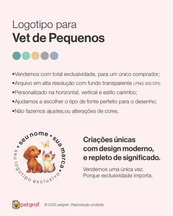 Logotipo veterinário