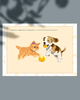 Ímã de geladeira pet shop e veterinário