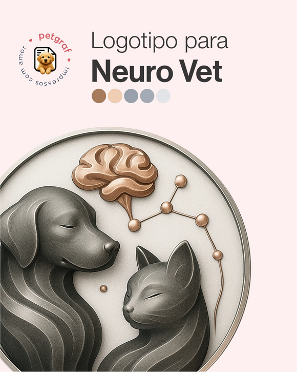 Logotipo para neurologia veterinária