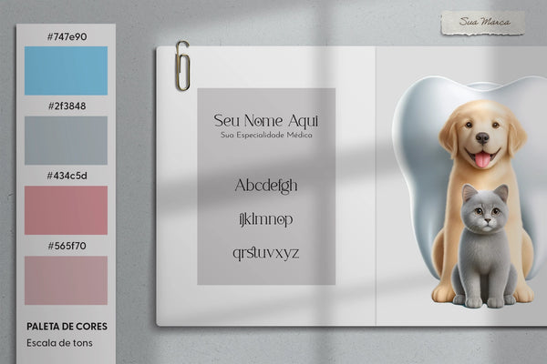 Logotipo para odontologia veterinária
