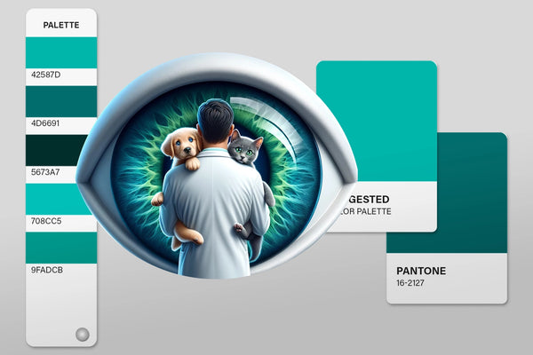 Logotipo para oftalmologia veterinária