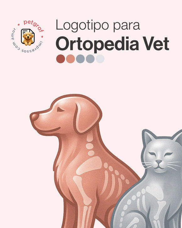 Logotipo para ortopedia veterinária