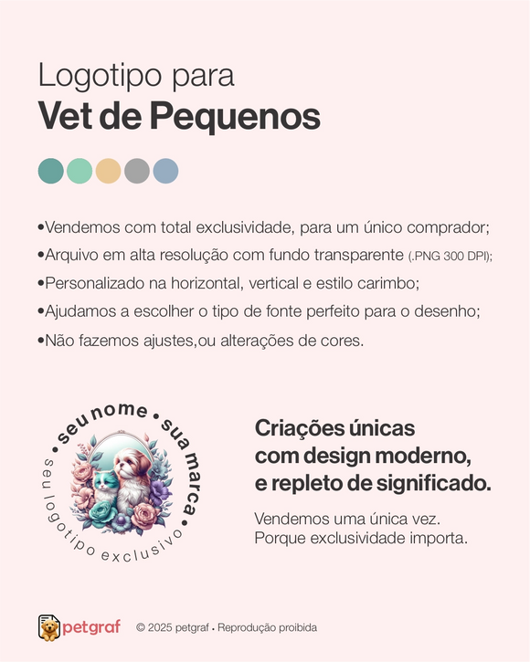 Logotipo veterinário