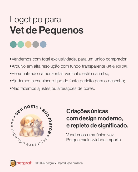 Logotipo veterinário