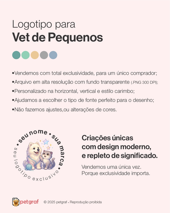 Logotipo veterinário