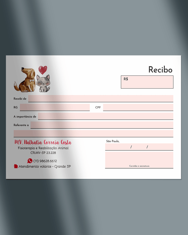 Recibo veterinário