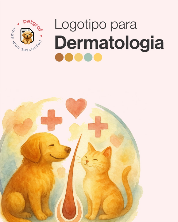 Logotipo para dermatologia veterinária
