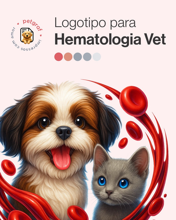 Logotipo para hematologia veterinária