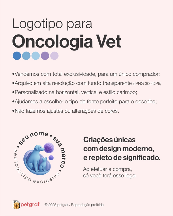 Logotipo para oncologia veterinária