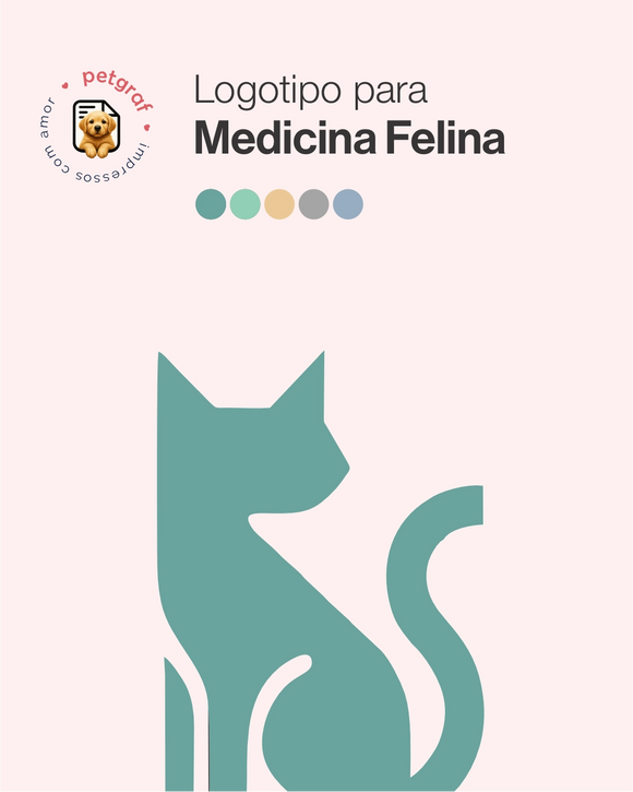 Logotipo para medicina felina 