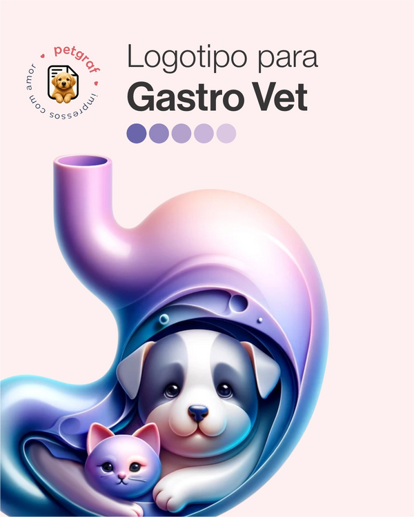 Logotipo para gastroenterologia veterinária