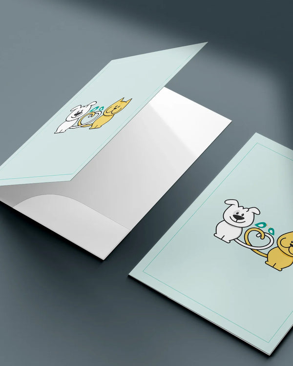 Pasta veterinária personalizada