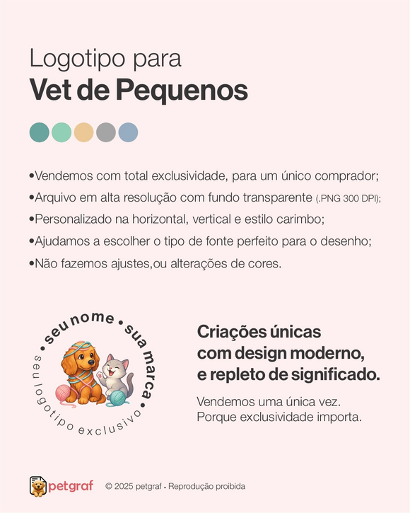 Logotipo veterinário