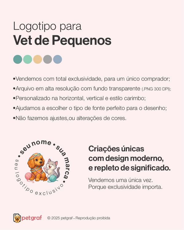 Logotipo veterinário
