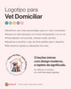 Logotipo para atendimento veterinário domiciliar