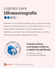 Logotipo para ultrassonografia veterinária 