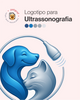Logotipo para ultrassonografia veterinária 