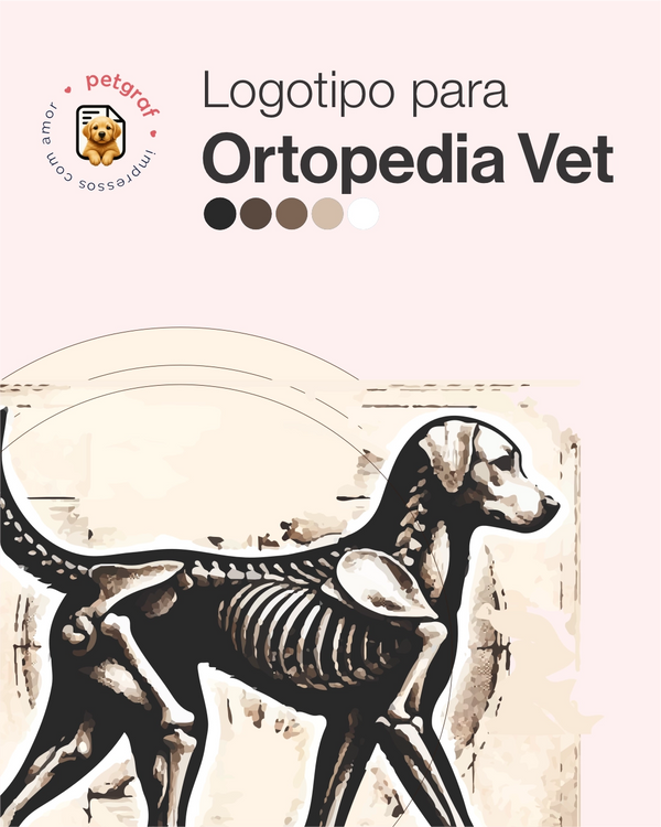 Logotipo para ortopedia veterinária