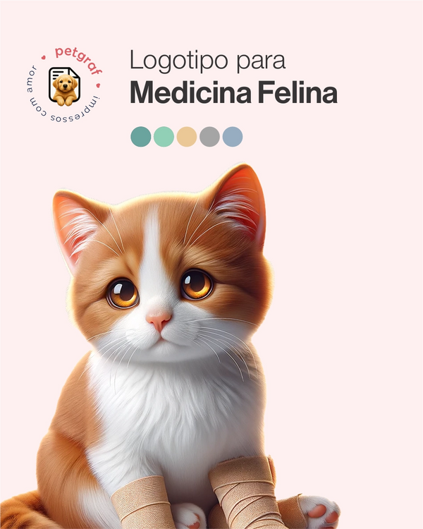 Logotipo para medicina felina