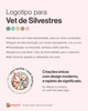 Logotipo para silvestres e pequenos animais