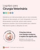 Logotipo de cirurgia veterinária