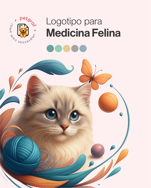 Logotipo para medicina felina